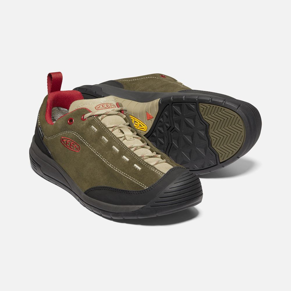 Keen Sneakers Herr Mörk Olivgröna - Jasper Ii Waterproof Shoes - 591748QHC